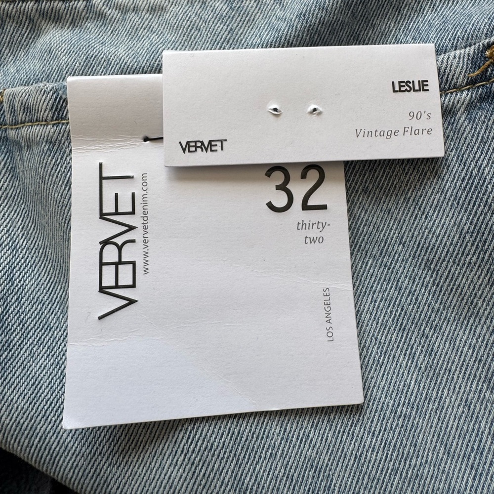 Vervet Leslie 90s Vintage Flare Jeans - Picture 6 of 10